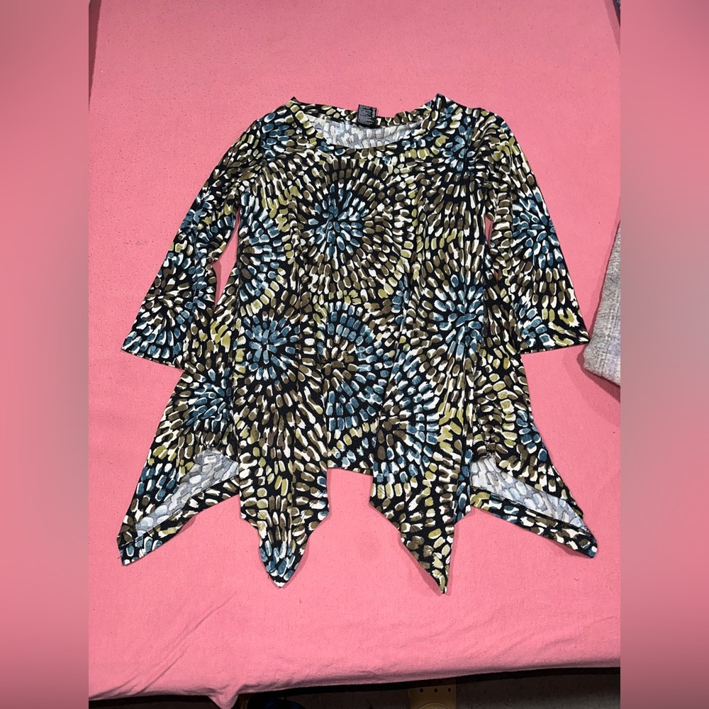 Premise Multicolor Patterned Tunic Top - image 2